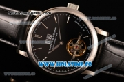 A.Lange&Sohne Saxonia Tourbillon Asia Automatic Steel Case with Black Dial and Silver Stick Markers