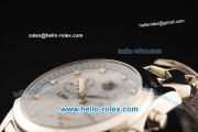 Tag Heuer Link Chronograph Quartz Movement Full Steel with Blue MOP Dial and Diamond Markers