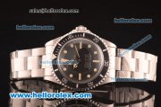 Rolex Submariner Oyster Perpetual Swiss ETA 2836 Automatic Full Steel with Black Dial and Yellow Markers