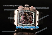 Richard Mille RM005 FM Asia Automatic Steel Case with Skeleton Dial and Green Inner Bezel