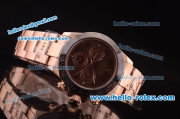 Rolex Daytona Automatic Full Rose Gold with PVD Bezel and Brown Dial