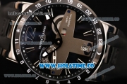 Ulysse Nardin El Toro / Black Toro Asia Automatic Steel Case with Black Dial Stick Markers and PVD Bezel