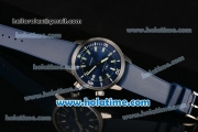 IWC Aquatimer Vintage 1967 Swiss Valjoux 7750 Automatic Steel Case with Blue Dial and Green Stick Markers - 1:1 Original (ZF)