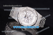 Audemars Piguet Royal Oak Perpetual Calendar Asia ST17 Automatic Stainless Steel Case/Bracelet with White Dial and Stick Markers (EF)