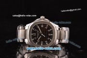 Patek Philippe Aquanaut Swiss ETA 2824 Automatic Steel Case/Strap with Chocolate Dial