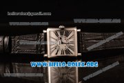 Franck Muller Master Square Miyota OS20 Quartz Steel Case with White Dial and Black Leather Strap (GF) Franck Muller Master Square Miyota OS20 Quartz Steel Case with White Dial and Black Leather Strap (GF)
