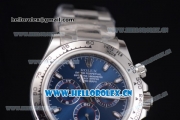 Rolex Cosmograph Daytona 2016 Baselworld Swiss Valjoux 7750 Automatic Stainless Steel Case/Bracelet with Blue Dial and Stick Markers - 1:1 Original (J12)