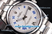 Rolex Datejust II Asia 2813 Automatic Full Steel with White Dial and Roman Numeral Markers