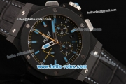 Hublot Big Bang Swiss Valjoux 7750 Automatic PVD Case with Ceramic Bezel and Black Dial