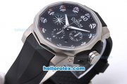 Corum Admiral's cup Automatic Movement with Black Dial and Strap