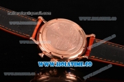IWC Portofino Chrono Swiss Valjoux 7750 Automatic Rose Gold Case with White Dial and Rose Gold Stick Markers