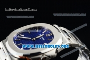 Patek Philippe Nautilus 40th Anniversary Miyota 9015 Automatic Steel Case/Bracelet with Blue Dial (bp)