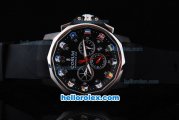 Corum Admiral's cup Automatic with Black Dial and Black Rubber strap
