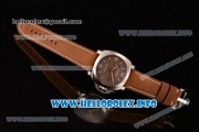 Panerai Luminor Marina 1950 3 Days PAM 353 Clone P.9000 Automatic Steel Case with Brown Dial and Brown Leather Strap (KW)