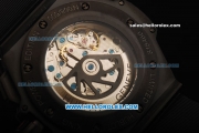 Hublot Big Bang Swiss Valjoux 7750 Automatic Movement PVD Case with Red Dial and Black Rubber Strap