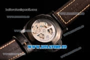 Panerai PAM 596 Luminor Vintage Moon Phase Asia Automatic PVD Case with White Dial and Dot Markers