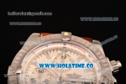 Breitling Chronomat Evolution Swiss Valjoux 7750 Automatic Steel Case with White Dial and Silver Stick Markers (BP)