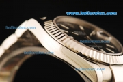 Rolex Datejust II Rolex 3135 Automatic Movement Full Steel with Black Dial and White Stick Markers