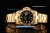 Rolex GMT Master II Swiss ETA 2836 Automatic Movement Full Gold with Black Dial and Diamond Bezel