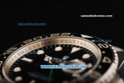 Rolex GMT Master II Swiss ETA 2836 Automatic Movement Full Steel with Black Dial - Ceramic Bezel