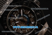 Hublot Big Bang Unico GMT Asia Auto PVD Case with Skeleton Dial and Black Rubber Strap