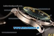 Omega Seamaster Diver 300M Chrono Miyota OS20 Quartz Steel Case with Black Dial and Yellow Inner Bezel