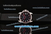 Chopard Alfa Romeo Miyota OS2035 Quartz Steel Case with Black Dial Diamond Bezel and Stick Markers Chopard Alfa Romeo Miyota OS2035 Quartz Steel Case with Black Dial Diamond Bezel and Stick Markers