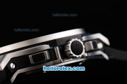 Hublot Big Bang Swiss Valjoux 7750 Chronograph Movement with Steel Titanium Bezel-Khaki Dial and Black Numeral/Stick Marker