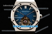 Audemars Piguet Royal Oak Tourbillon Swiss Tourbillon Manual Winding Movement Steel Case Blue Dial With Stick Markers Steel Bracelet