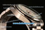 Tag Heuer Grand Carrera Calibre 36 Chrono Miyota Quartz Full Steel with White Dial and Silver Markers