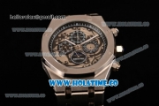 Audemars Piguet Royal Oak Automatic Movement Black Skeleton Dial with Silver Case and SS Strap