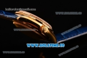 Rolex Day-Date Asia Automatic Yellow Gold Case with Diamonds Markers Blue Dial - Diamonds Bezel (BP)