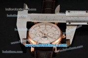 Vacheron Constantin Malte Asia Automatic Rose Gold Case with White Dial and Stick Markers