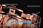 Audemars Piguet Royal Oak 41 Miyota 9015 Automatic Full Rose Gold with Black Dial and Diamonds Bezel (EF)