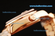 Rolex Datejust Automatic Movement Full Rose Gold with ETA Case and Arabic Numerals