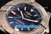 Breitling Avenger II Seawolf Asia 2813 Automatic Steel Case with Black Dial and Silver Stick Markers