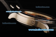 IWC Big Pilot Swiss Valjoux 7750 Automatic Movement Steel Case with Black Dial and Orange Arabic Numerals