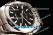 Rolex Oyster Perpetual Air King Clone Rolex 3135 Automatic Steel Case Black Dial With Stick Markers Steel Bracelet (JF)