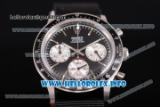 Rolex Daytona Vintage Edition Miyota Quartz Steel Case with Black Nylon Strap Stick Markers and Black Dial (GF)