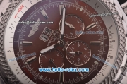 Breitling Bentley 6.75 Big Date Automatic Movement Full Steel with Brown Dial