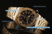 Audemars Piguet Royal Oak Offshore Swiss ETA 2836 Automatic Full Steel with Black Dial and Stick Markers - 1:1 Original