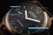 Panerai Luminor Marina PAM 386 Automatic Movement PVD Case with Black Dial and Green Stick/Numeral Markers