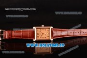 Patek Philippe Gondolo Miyota 1L45 Quartz Rose Gold Case with Champagne Dial and Arabic Numeral Markers Patek Philippe Gondolo Miyota 1L45 Quartz Rose Gold Case with Champagne Dial and Arabic Numeral Markers