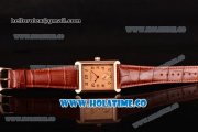 Patek Philippe Gondolo Miyota 1L45 Quartz Rose Gold Case with Champagne Dial and Arabic Numeral Markers