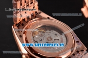 Omega De Ville Tresor Master Co-Axial Swiss ETA 2824 Automatic Full Rose Gold with Stick Markers and Black Dial