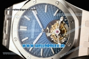 Audemars Piguet Royal Oak Tourbillon Swiss Tourbillon Manual Winding Movement Steel Case Blue Dial With Stick Markers Steel Bracelet