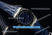 Audemars Piguet Royal Oak Offshore Juan Pablo Montoya Chrono Miyota OS10 Quartz Steel Case with Blue Dial and Blue Leather Strap (EF)