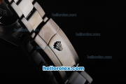 Rolex Submariner Swiss ETA 2836 Automaic Movement Full PVD with White Markers and Black Dial