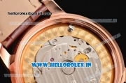 BlancPain L-Evolution Automatic 8 Days Miyota 9015 Automatic Rose Gold Case with Black Dial and White Markers (G5)