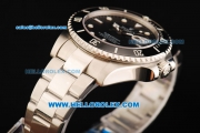 Rolex Submariner Swiss ETA 2836 Automatic Movement Steel Case and Strap with Black Dial and White Markers 43mm